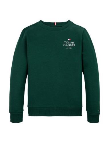 Tommy Hilfiger Th Logo Puff Embr Reg Sweatshirt Grön