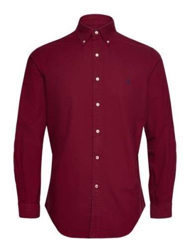 Polo Ralph Lauren Custom Fit Garment-Dyed Oxford Shirt Röd