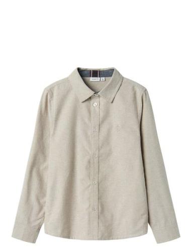 Name It Nkmnewsa Ls Shirt Beige