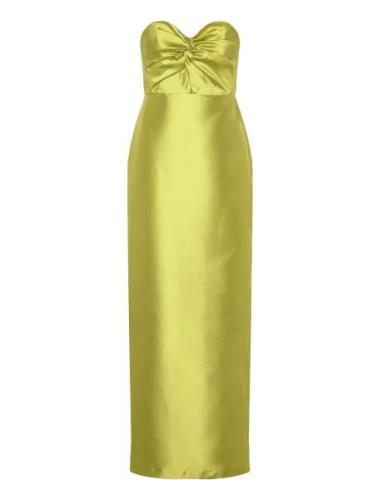 Malina Haley Strapless Maxi Dress Grön