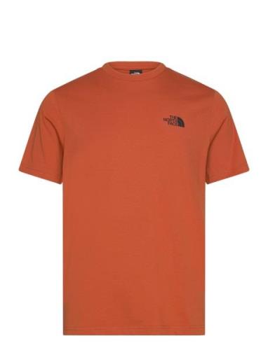 The North Face M Ss Simple Dome Tee Orange