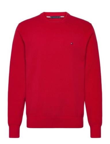 Tommy Hilfiger Essential Structure Crew Neck Röd