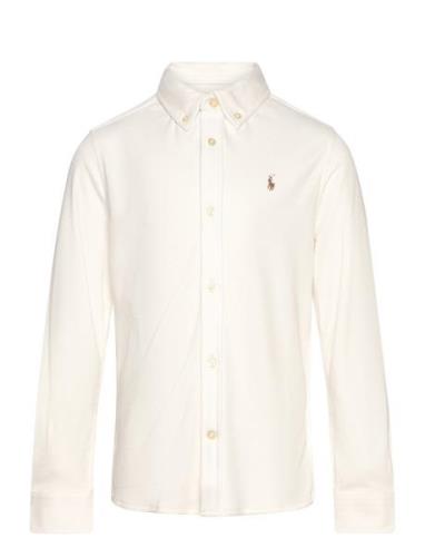 Ralph Lauren Kids Cotton Interlock Shirt Vit