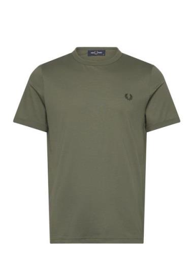 Fred Perry Ringer T-Shirt Grön