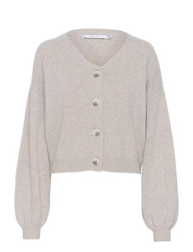 Gestuz Manzigz Wool Cardigan Beige