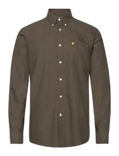 Lyle & Scott Plain Oxford Shirt Grön