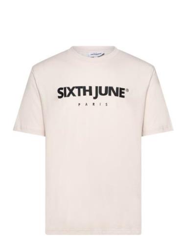 SIXTH JUNE Essentiel Ss Tshirt Kräm