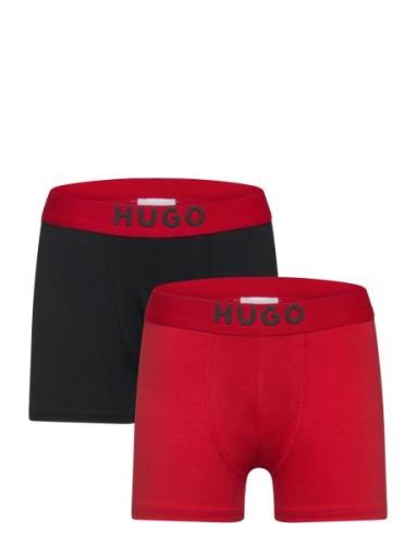 Hugo Kids Set Of 2 Boxer Shorts Röd