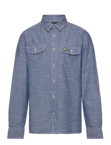 Lyle & Scott Chambray Shirt Blå