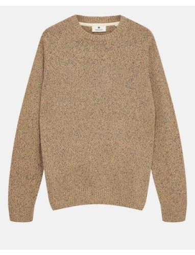 Anerkjendt Aksune Space Yarn Crew Neck Beige