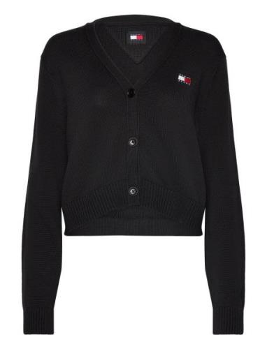 Tommy Jeans Tjw Essential Badge Cardigan Ext Svart