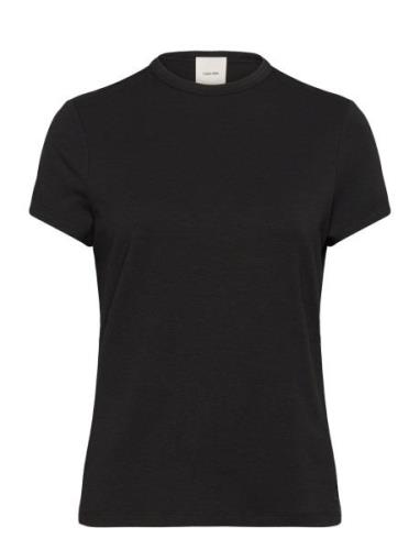 Calvin Klein Modal Stretch C-Neck Slim Top Ss Svart