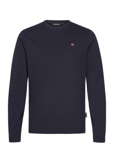 Napapijri Salis Long Sleeve T-Shirt Marinblå