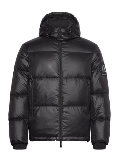 Armani Exchange Down Jacket Svart