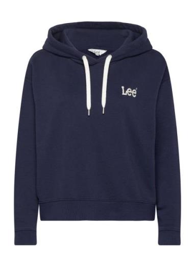 Lee Jeans Essential Hoodie Marinblå