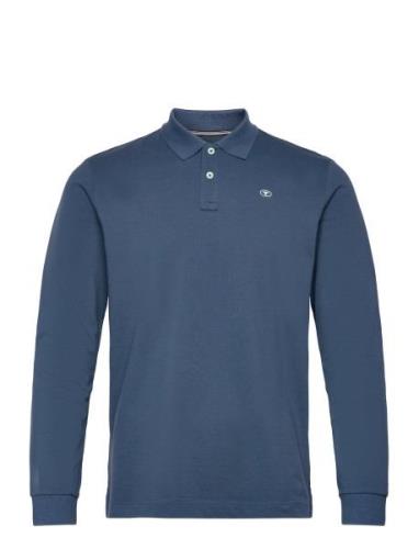 Tom Tailor Basic Polo With Contrast Marinblå