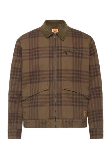 Timberland Strafford Printed Jacket Plaid Print Brun