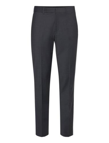 Calvin Klein Refined Wool Blend Slim Trouser Marinblå