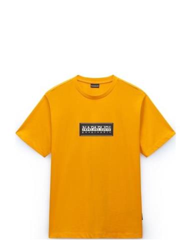 Napapijri Box Logo Short Sleeve T-Shirt Gul