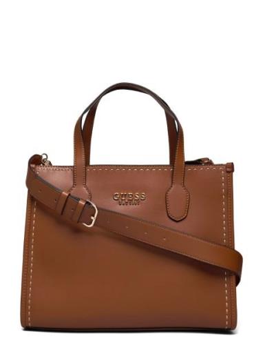 GUESS Silvana 2 Compartment Tote Brun