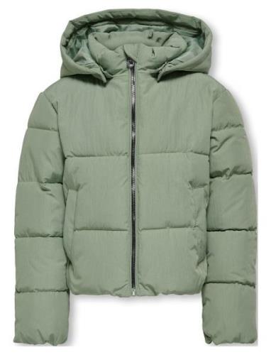 Kids Only Kogdolly Short Puffer Jacket Otw Noos Grön