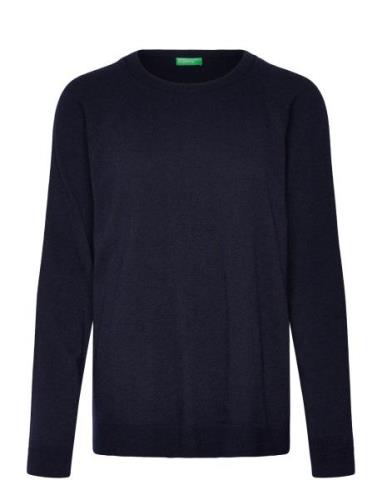 United Colors Of Benetton Crewneck Jersey Marinblå