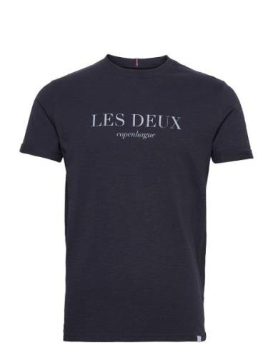 Les Deux Amalfi T-Shirt Marinblå