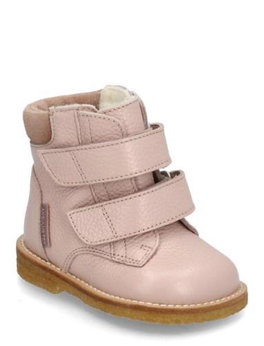 ANGULUS Boots - Flat - With Velcro Rosa