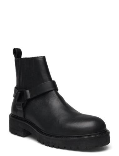 AllSaints Hank Biker Boot Svart