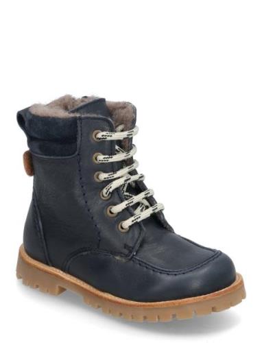 Pom Pom Rub Sole™ Lace Boot Tex Blå