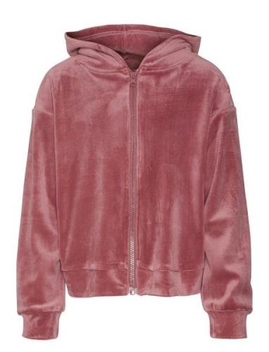 Vero Moda Girl Vmathena Ls Zip Hoodie Jrs Girl Rosa