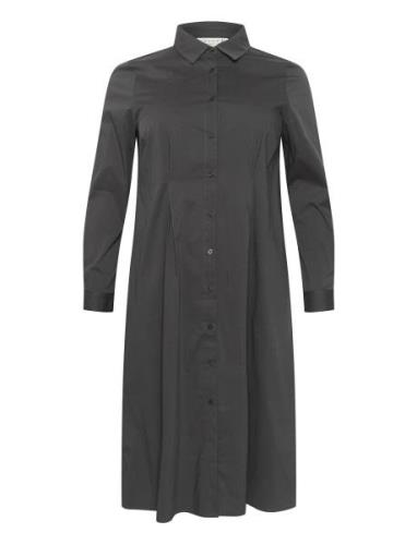 Kaffe Curve Kchenna Shirt Dress Grå