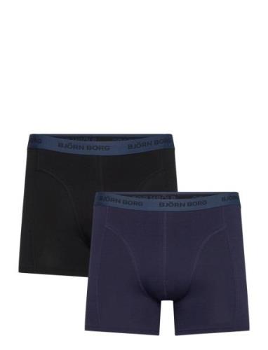 Björn Borg Cotton Stretch Boxer 2P Marinblå