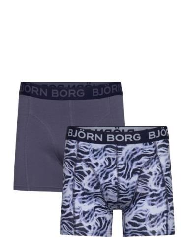 Björn Borg Cotton Stretch Boxer 2P Marinblå