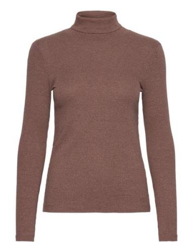 InWear Dagnaiw Rollneck Melange Ls Brun