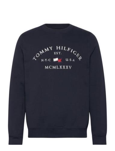 Tommy Hilfiger Nautical Arch Sweatshirt Marinblå