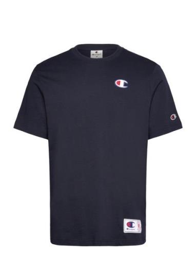 Champion Crewneck T-Shirt Marinblå