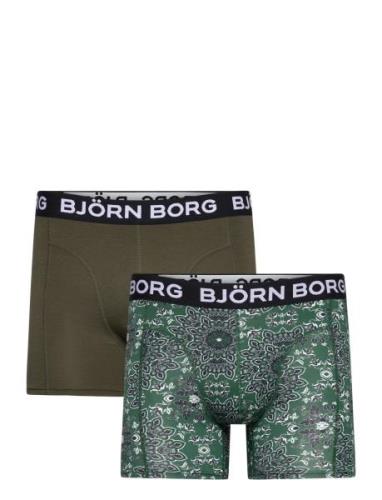 Björn Borg Bamboo Cotton Blend Boxer 2P Khaki Green