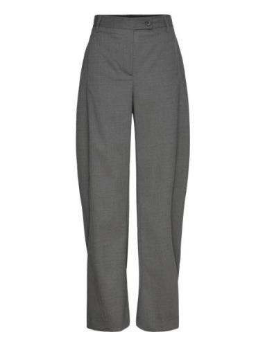 REMAIN Birger Christensen Curved Leg Pants Grå