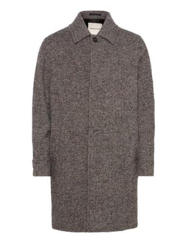 GANT Wool Car Coat Brun