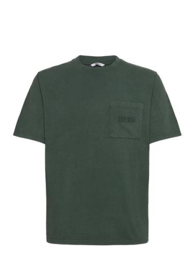 Nikben Nb Over Dyed Pocket T Shirt Green Grön