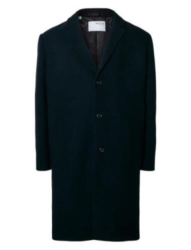 Selected Homme Slhmilo Overcoat Svart