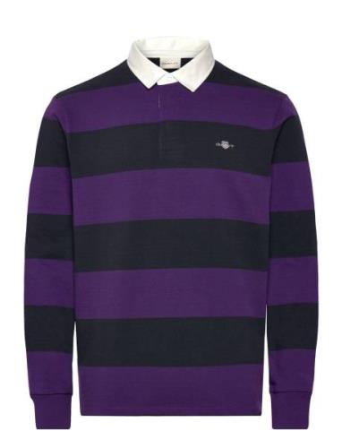 GANT Reg Shield Barstripe Heavy Rugger Lila