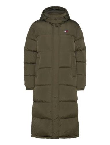 Tommy Jeans Tjw Alaska Long Puffer Ext Khaki Green