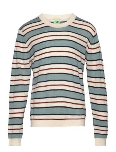 FUB Striped Blouse Grön