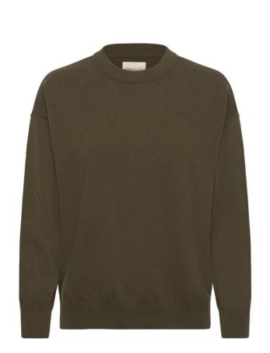 GANT Superfine Lambswool C-Neck Grön