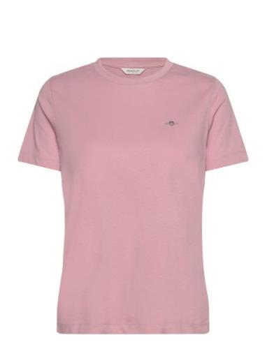 GANT Reg Shield Ss T-Shirt Rosa