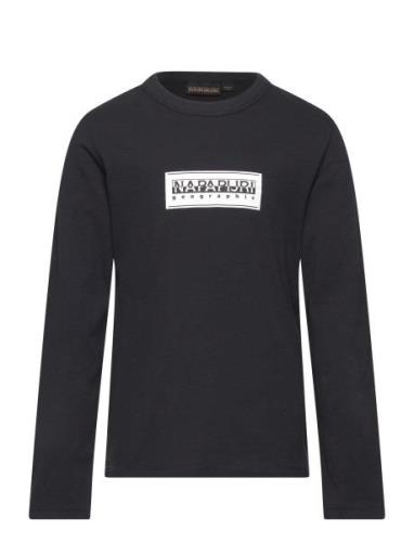 Napapijri Chamois Long Sleeve T-Shirt Svart