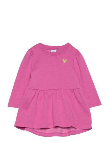 Name It Nmfvima Ls Swe Dress Bru Rosa