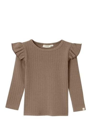 Lil'Atelier Nmfniva Kio Ls Slim Top Lil Rosa